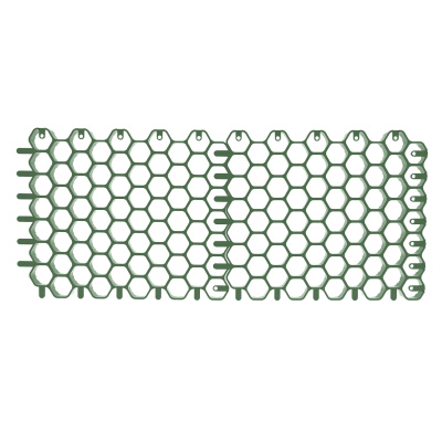 Решетка газонная Gidrolica Eco Normal РГ-53.43.3,5 - пластиковая зеленая