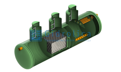 Gidrolica LOS-System 3/пескоотделитель-бензомаслоотделитель-сорбционный фильтр/50