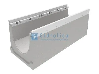 Лоток водоотводный бетонный коробчатый (СО-200мм), с оцинкованной насадкой КU 100.29,8 (20).19,5(12,5) - BGZ-V, №-20-0 Лоток водоотводный бетонный коробчатый (СО-200мм), с оцинкованной насадкой КU 100.29,8 (20).19,5(12,5) - BGZ-V, №-20-0