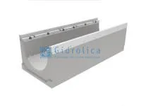 Лоток водоотводный бетонный коробчатый (СО-300мм), с оцинкованной насадкой, с уклоном 0,5% КUу 100.39,9 (30).30,5(23,5) - BGZ-V, № -19