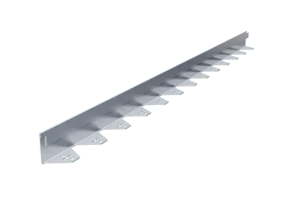 Бордюр Gidrolica Line Steel L-образный из оцинкованной стали 1200х60х45х1,5мм