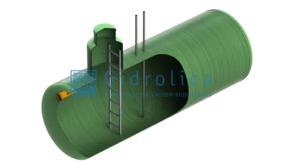 Топливная емкость Gidrolica Tank Fuel/горизонтальный вариант/440х4050мм