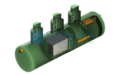 Gidrolica LOS-System 3/пескоотделитель-бензомаслоотделитель-сорбционный фильтр/2