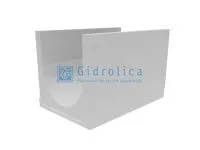 Лоток водоотводный бетонный коробчатый (СО-500мм), с водосливом КUв 100.60,3(50).40(31) - BGU, № -10-0