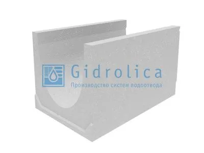 Лоток водоотводный бетонный коробчатый (СО-400мм), KU 100.55,4(30).80(73,5) - BGU-XL